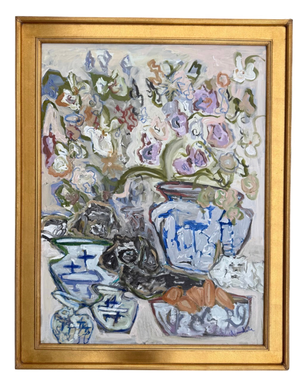 Puppies and Lemons in a Pale Pink Room