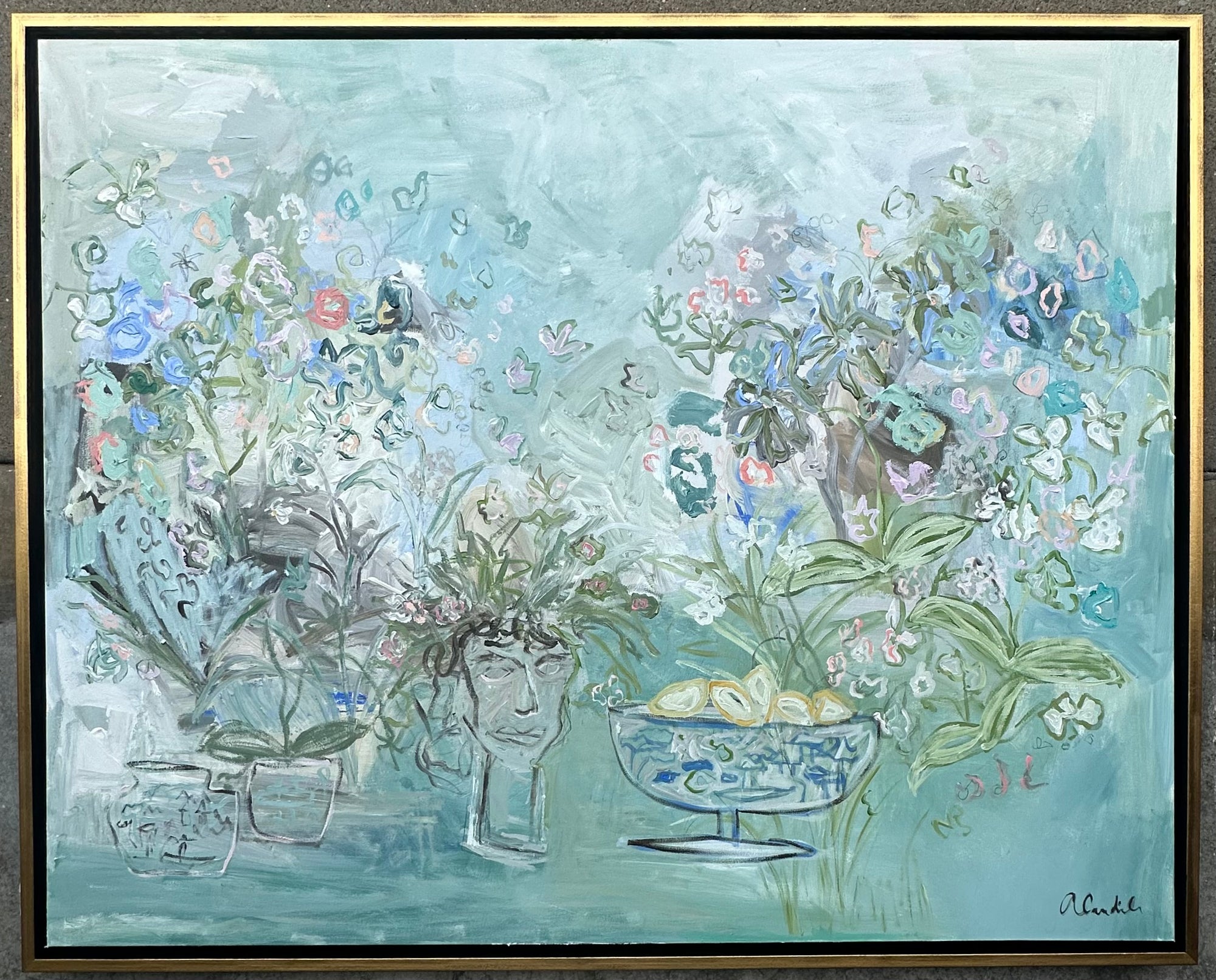 Flowers, Pots, and Lemons