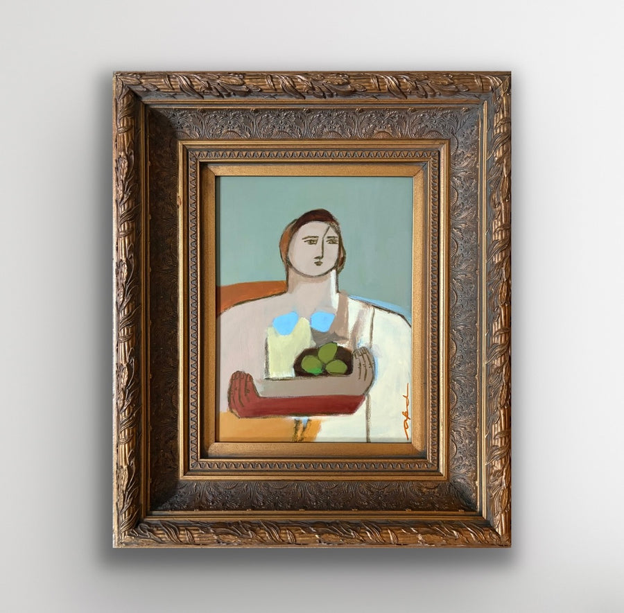 Audrina and a Bowl of Avocados