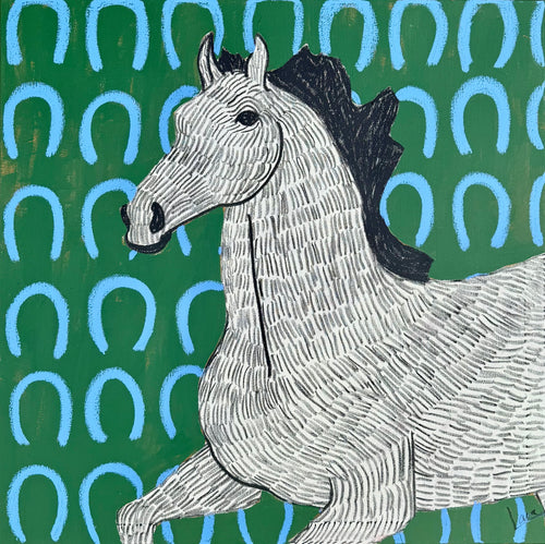 Blue Horseshoe