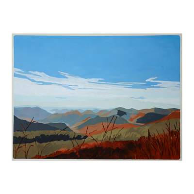 Blue Ridges Burning Fields