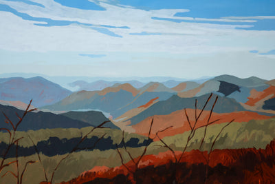 Blue Ridges Burning Fields