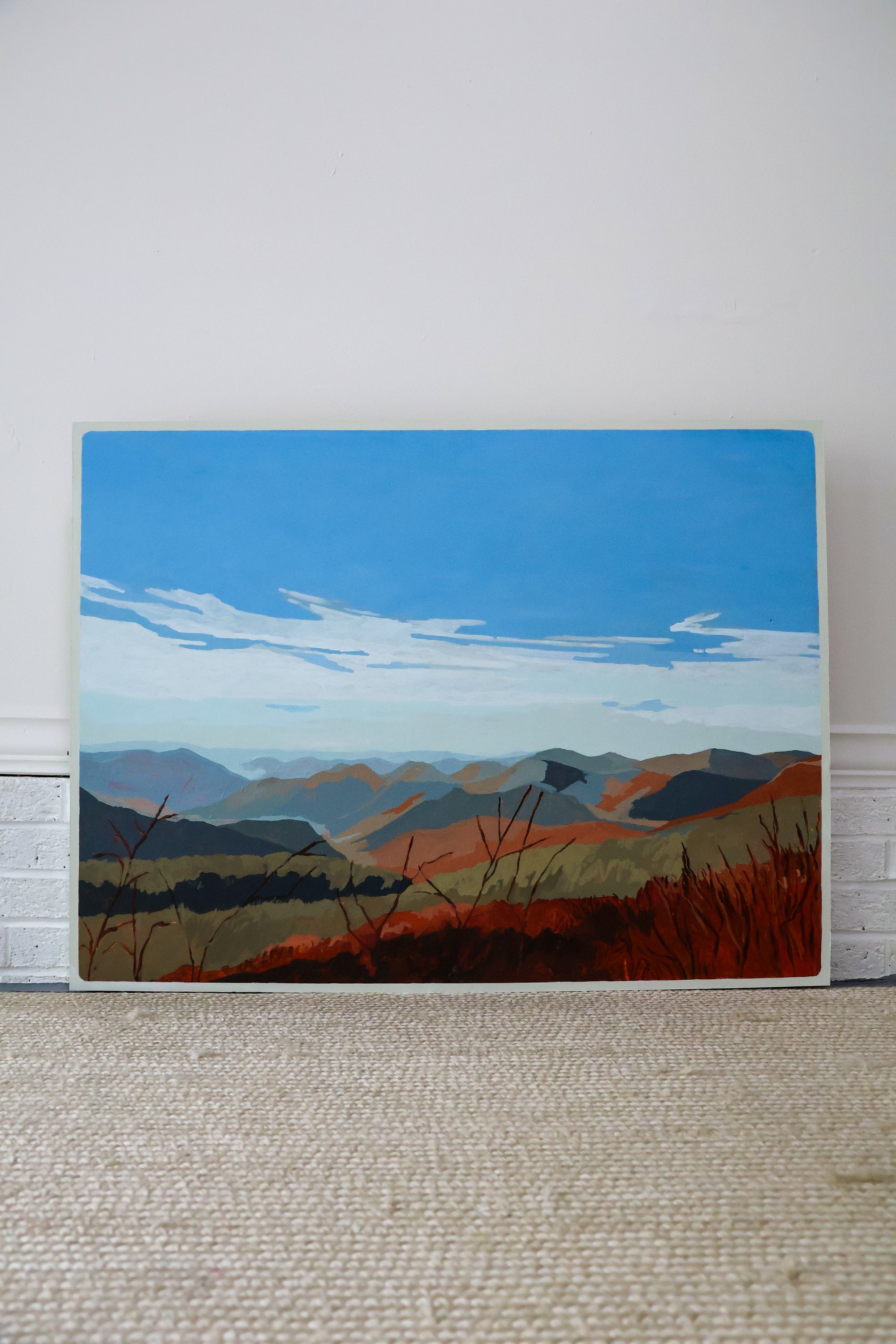 Blue Ridges Burning Fields