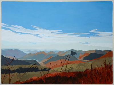 Blue Ridges Burning Fields