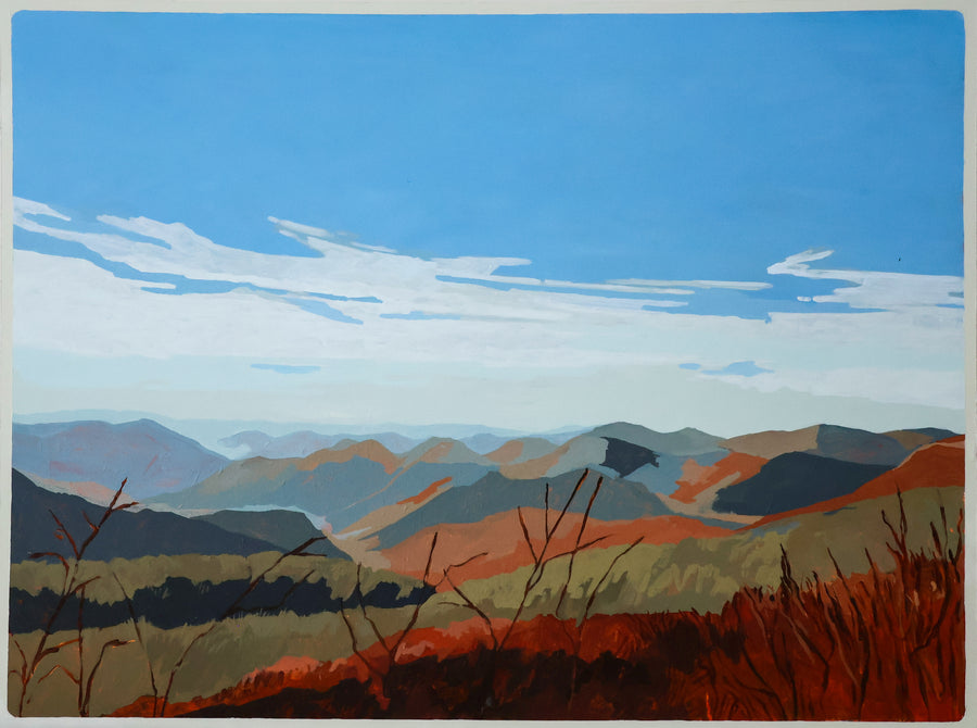 Blue Ridges Burning Fields