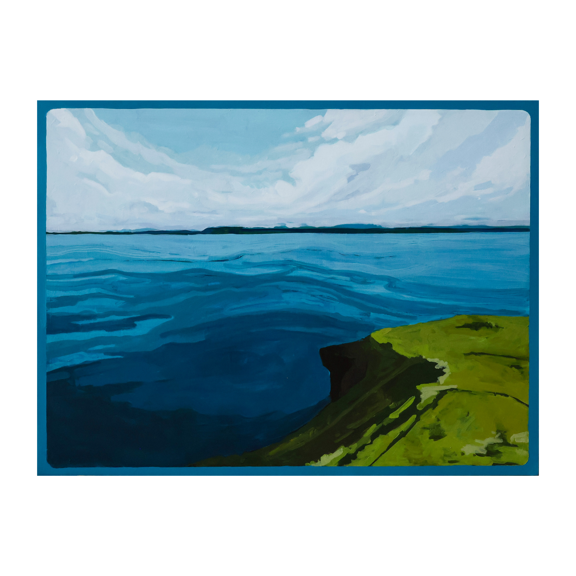 Cliff Above the Blue