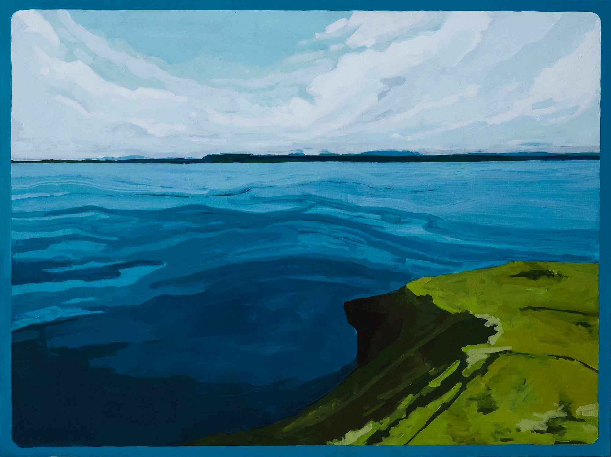 Cliff Above the Blue