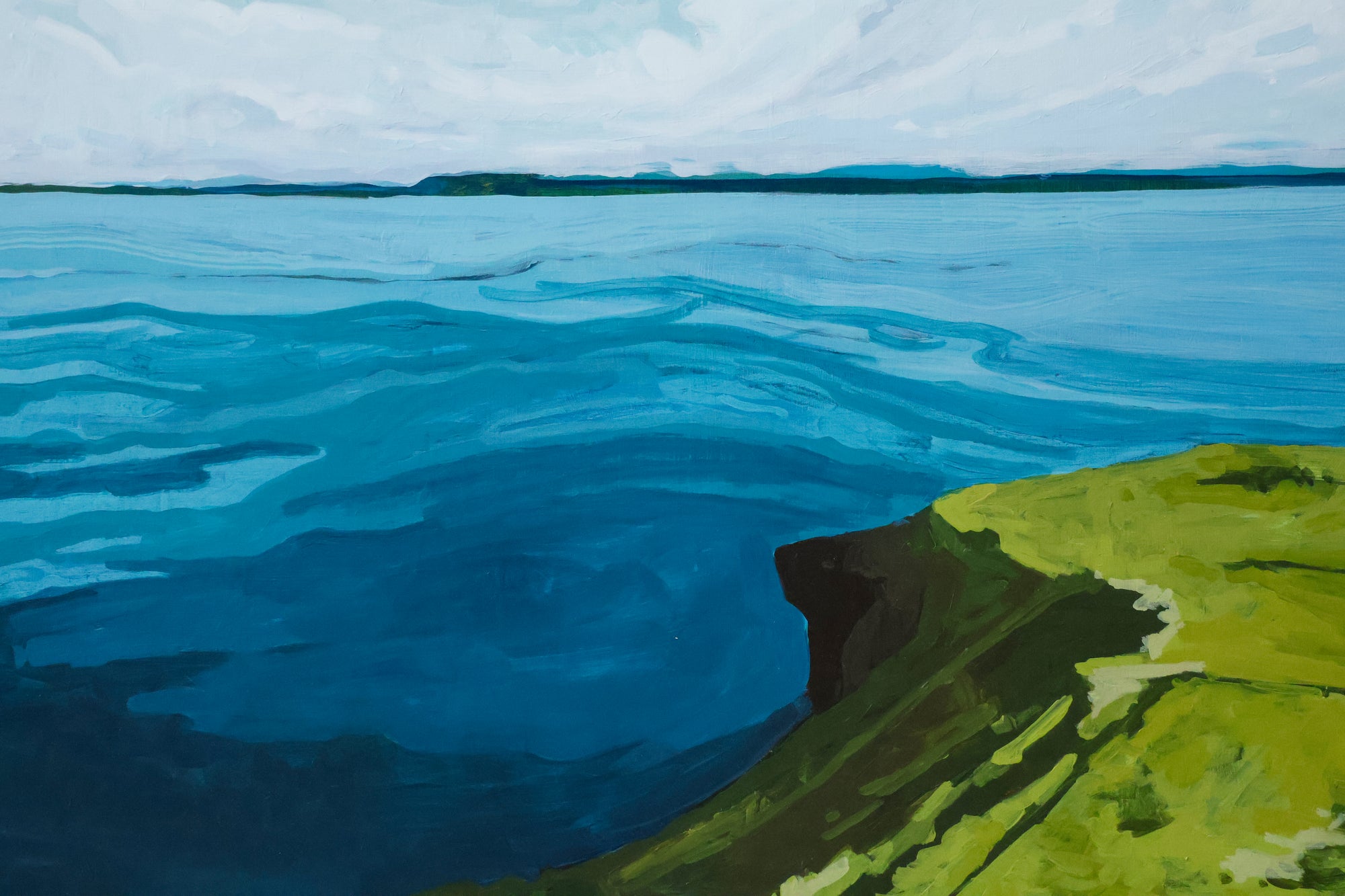 Cliff Above the Blue