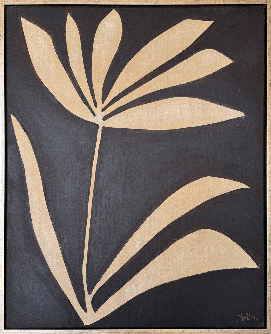 Floral in Raw Umber