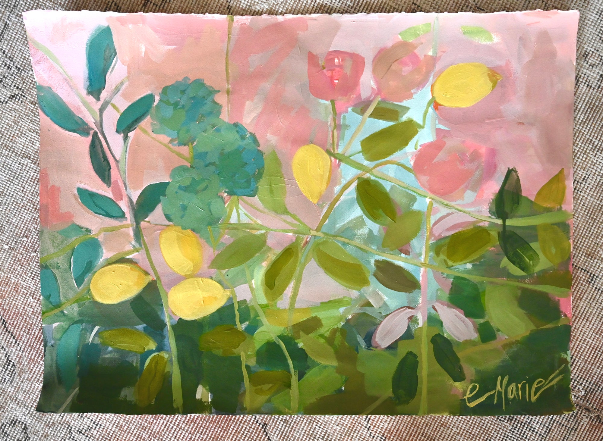 Florals & Lemons No. 4