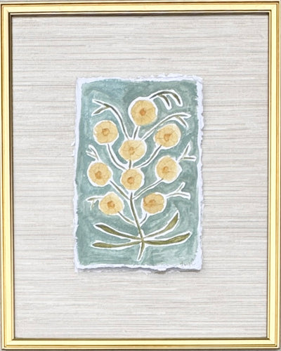 Golden Orchid on Paper II