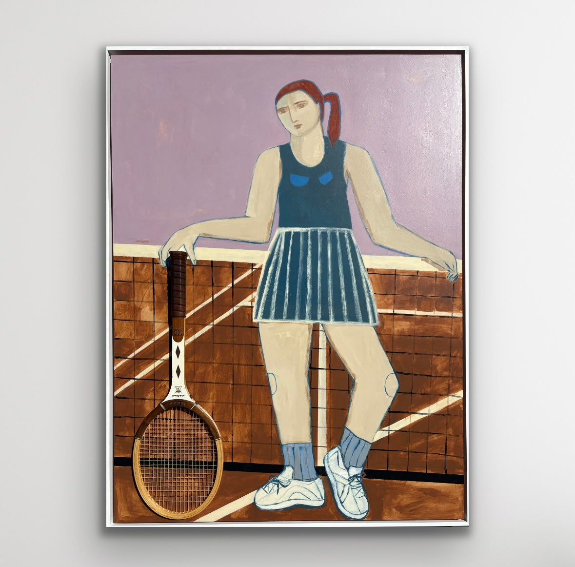 Geraldine and a Clay Court