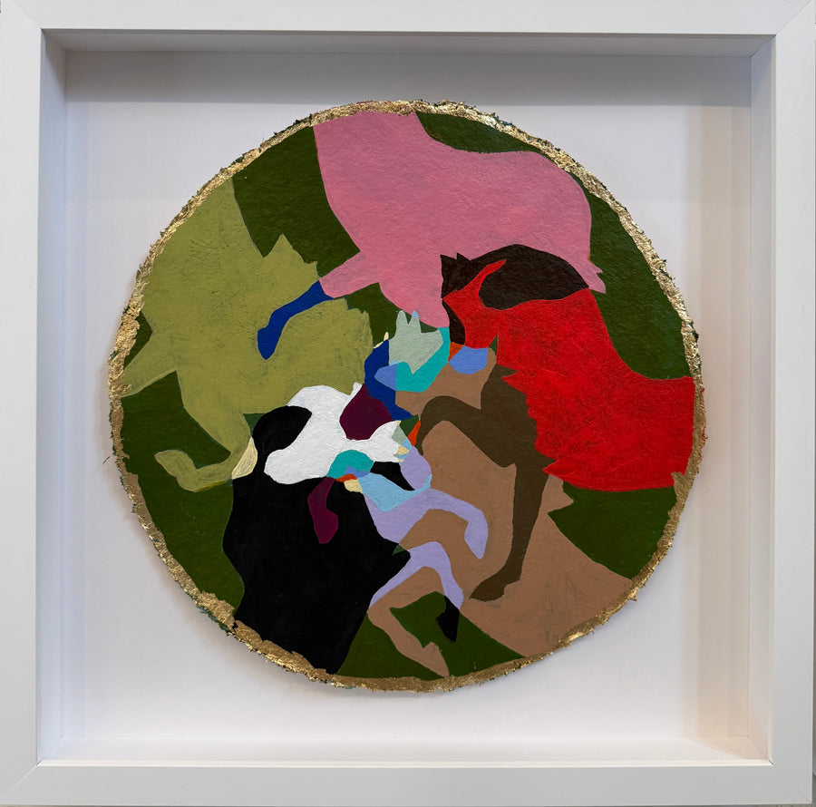 Green Tangles Horses II