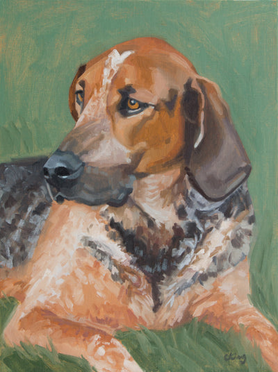 Custom Christy King Pet Portrait