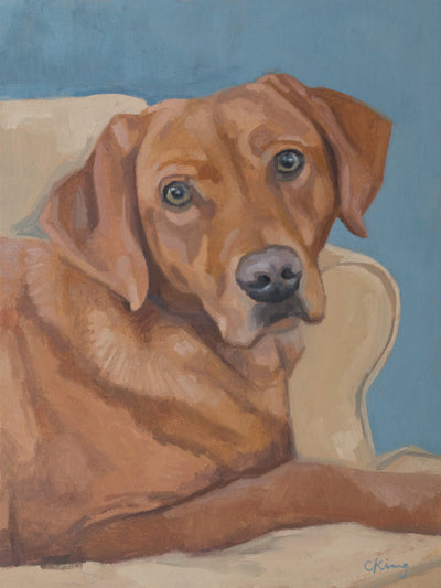 Custom Christy King Pet Portrait