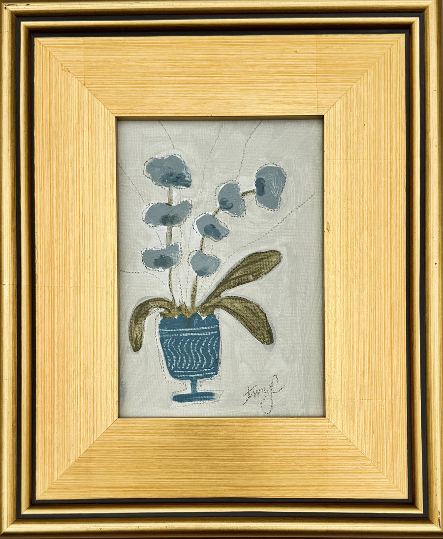 Indigo Orchid Study I