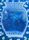 Large Blue Cowboy