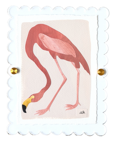Mini Flamingo on Pink