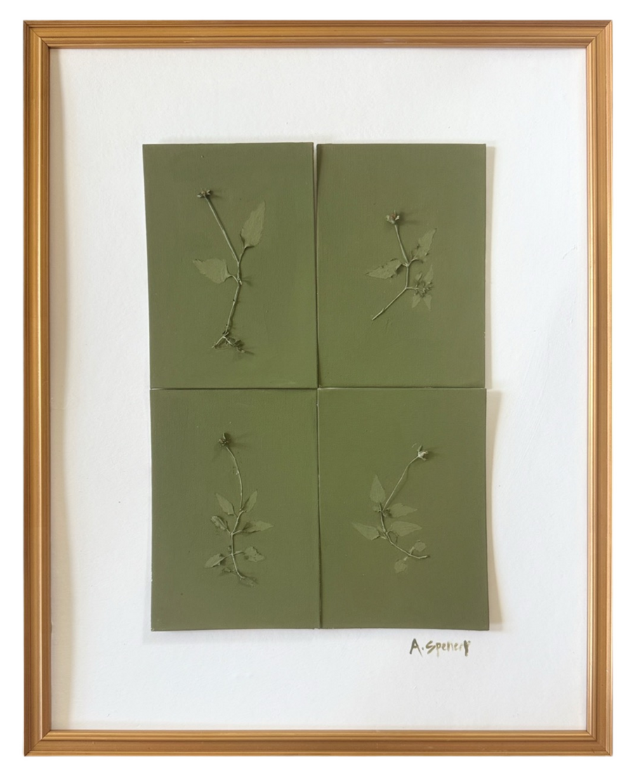 Moss Green Collage I