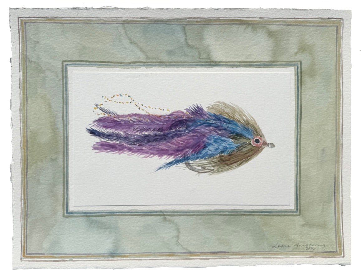 Olive and Purple Streamer