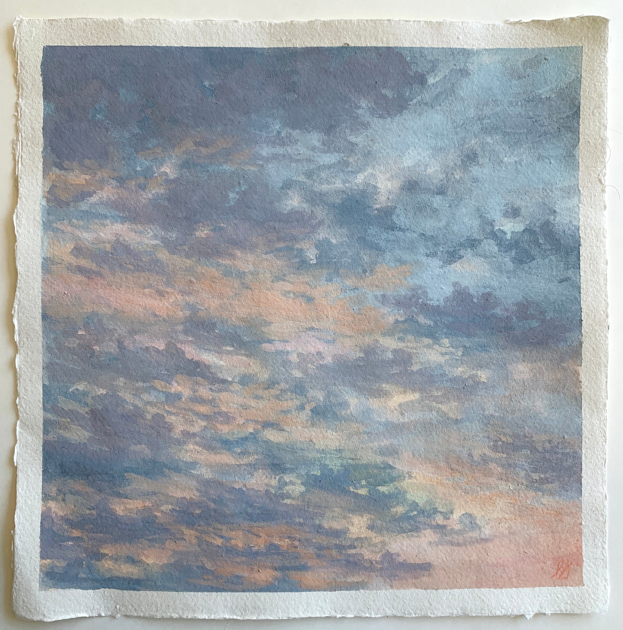 Peach Sunset in My Heart