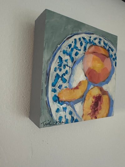 Peaches on a Plate