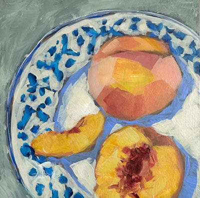 Peaches on a Plate