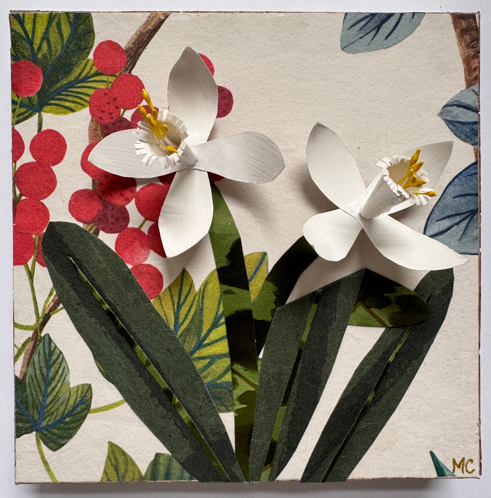 Paperwhites in Warm Winter Woods