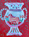 Pink Pony Vase