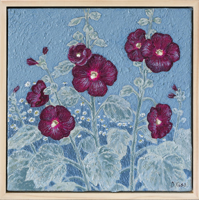 Plum Hollyhock