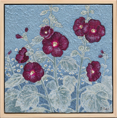 Plum Hollyhock