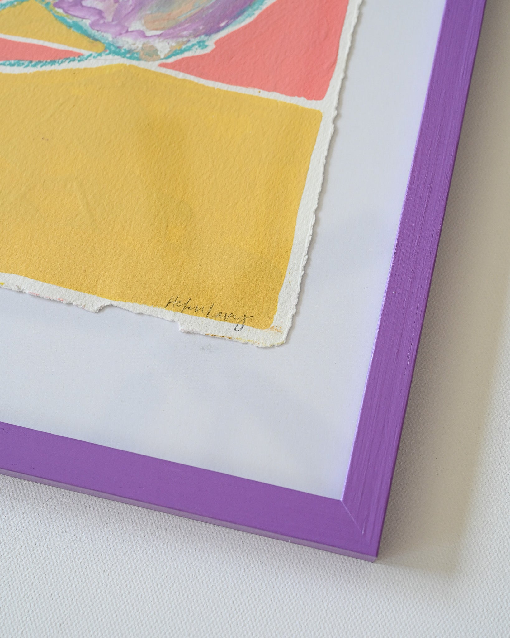 Purple Tulip on Coral 1