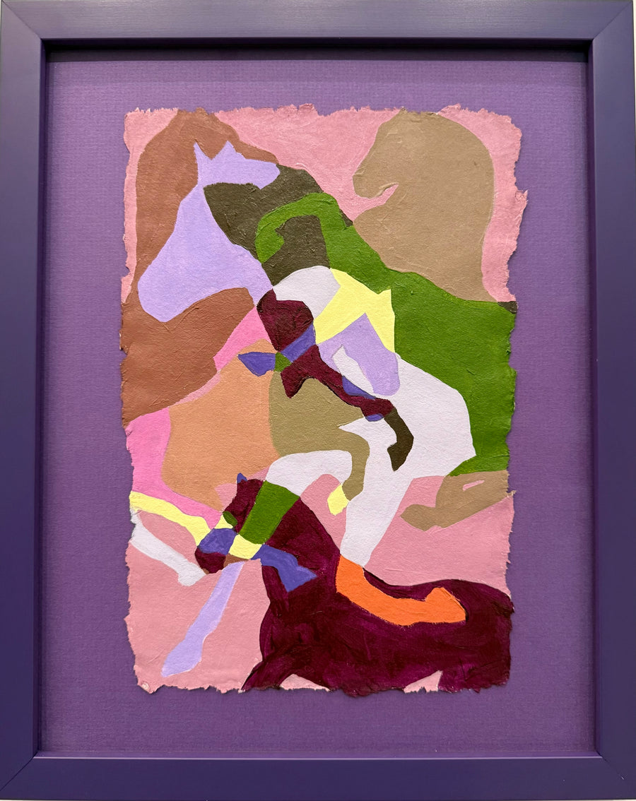 Purple Tangled Horses