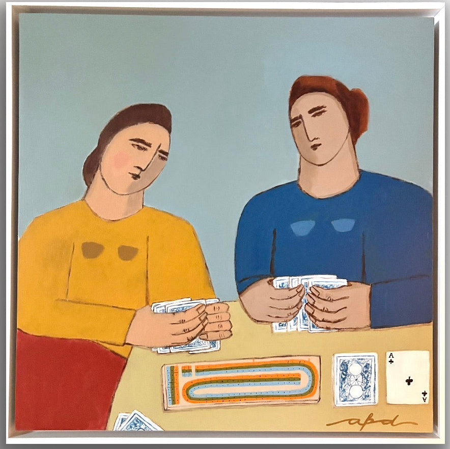 Ruby and Lorna and Cribbage