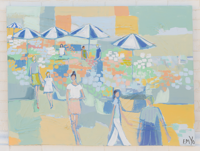 Blooms Amid the Market 1