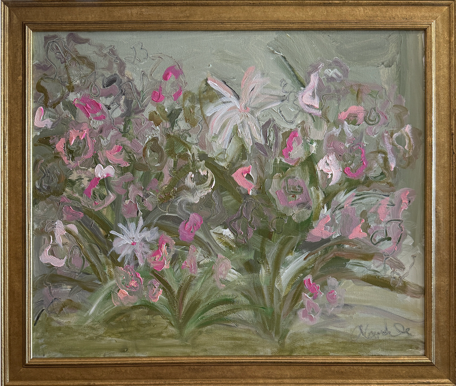 Pink and Green Florals