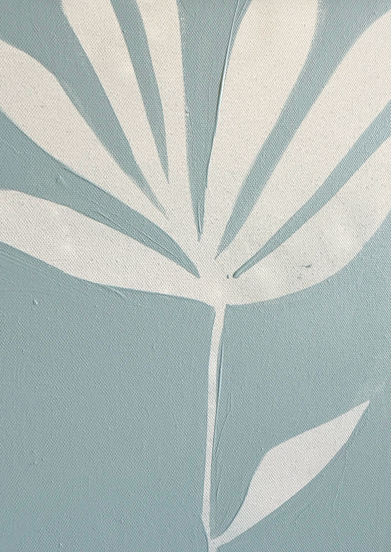 Floral Duet in French Blue