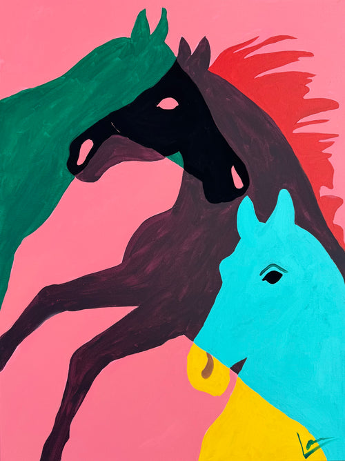 Tangled Horses IV