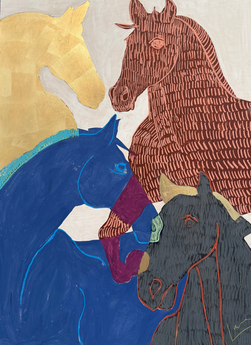 Tangled Horses I