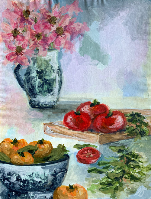 Tomatoes and Basil
