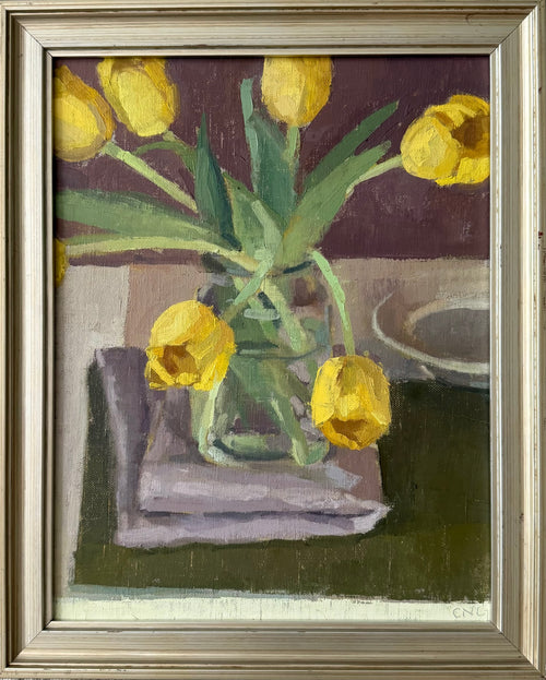 Tulips with Purple