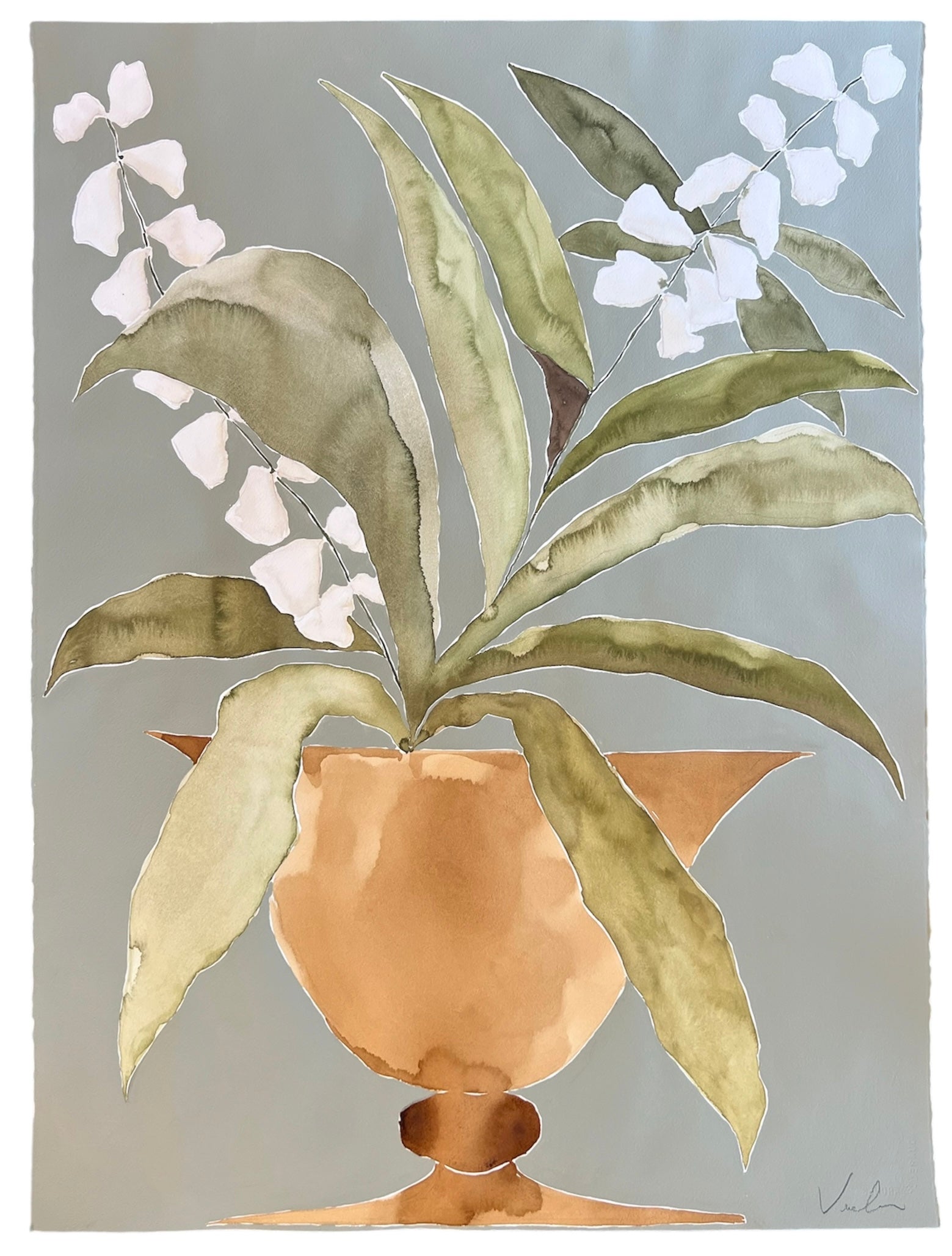 Valley Lily on Sage