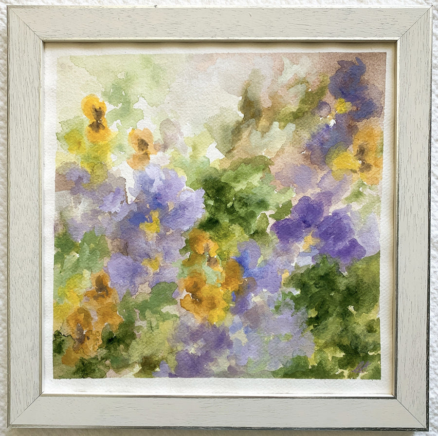 Violets in the Window