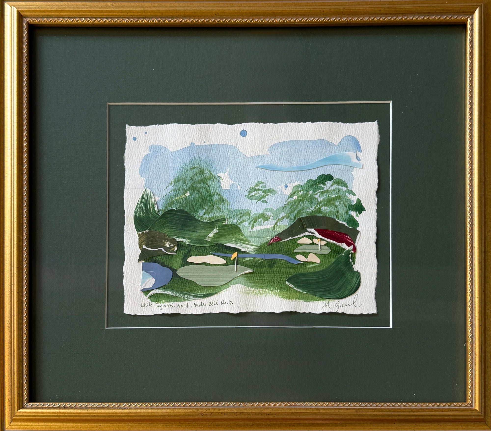 White Dogwood and Golden Bell