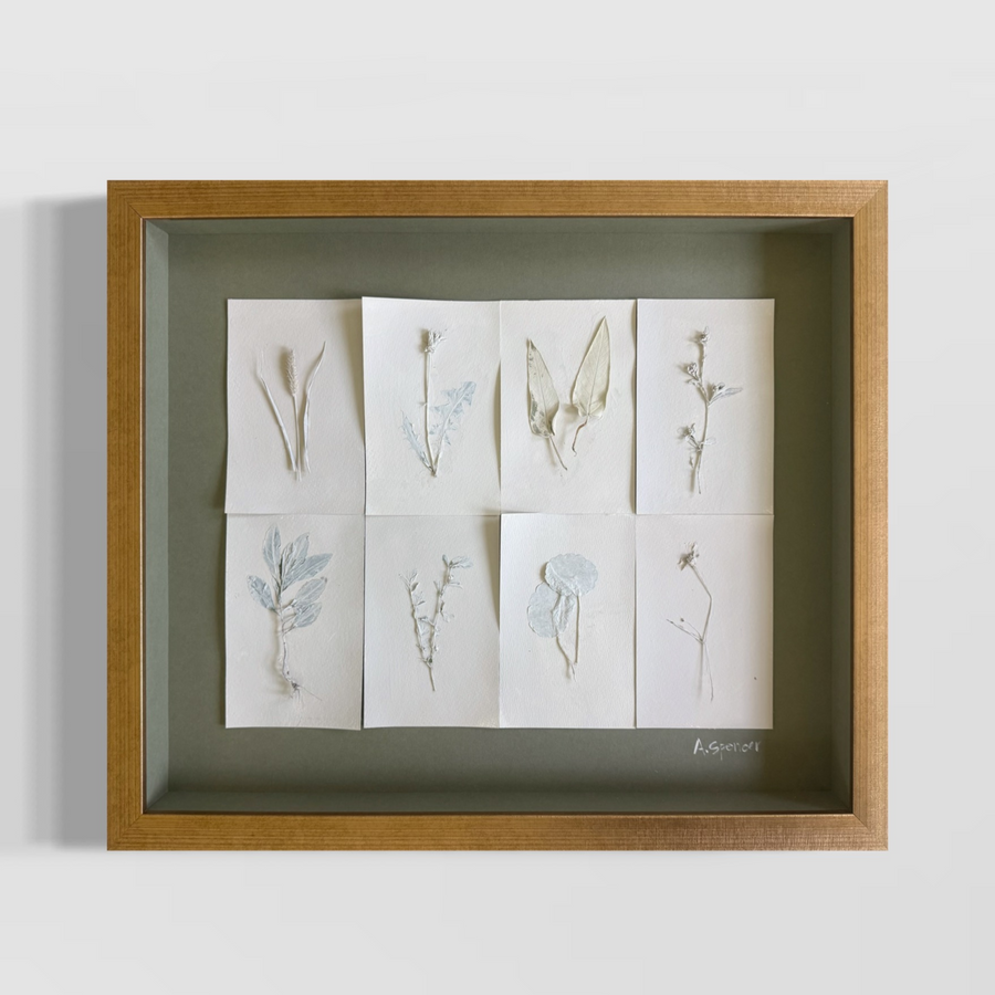 Wild Things Botanical Collage Green