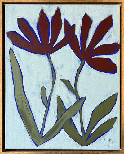 Burgundy Flowers
