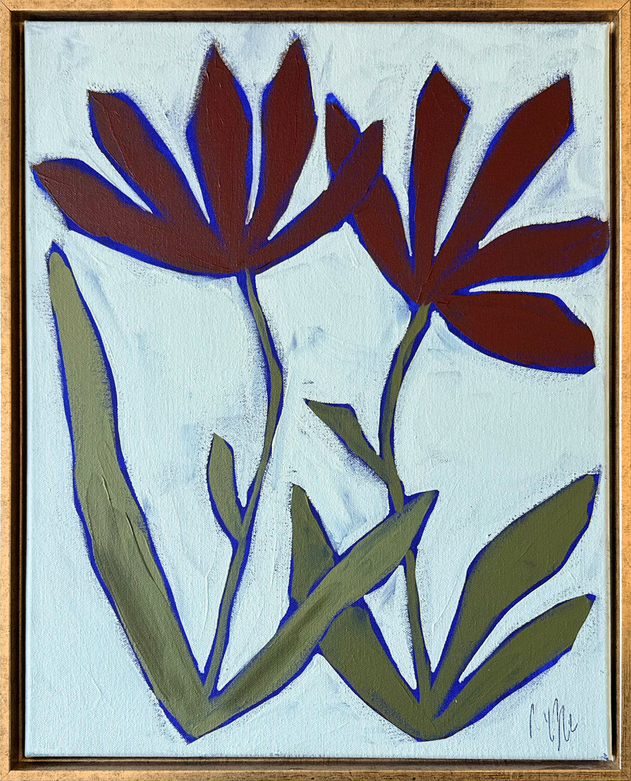 Burgundy Flowers