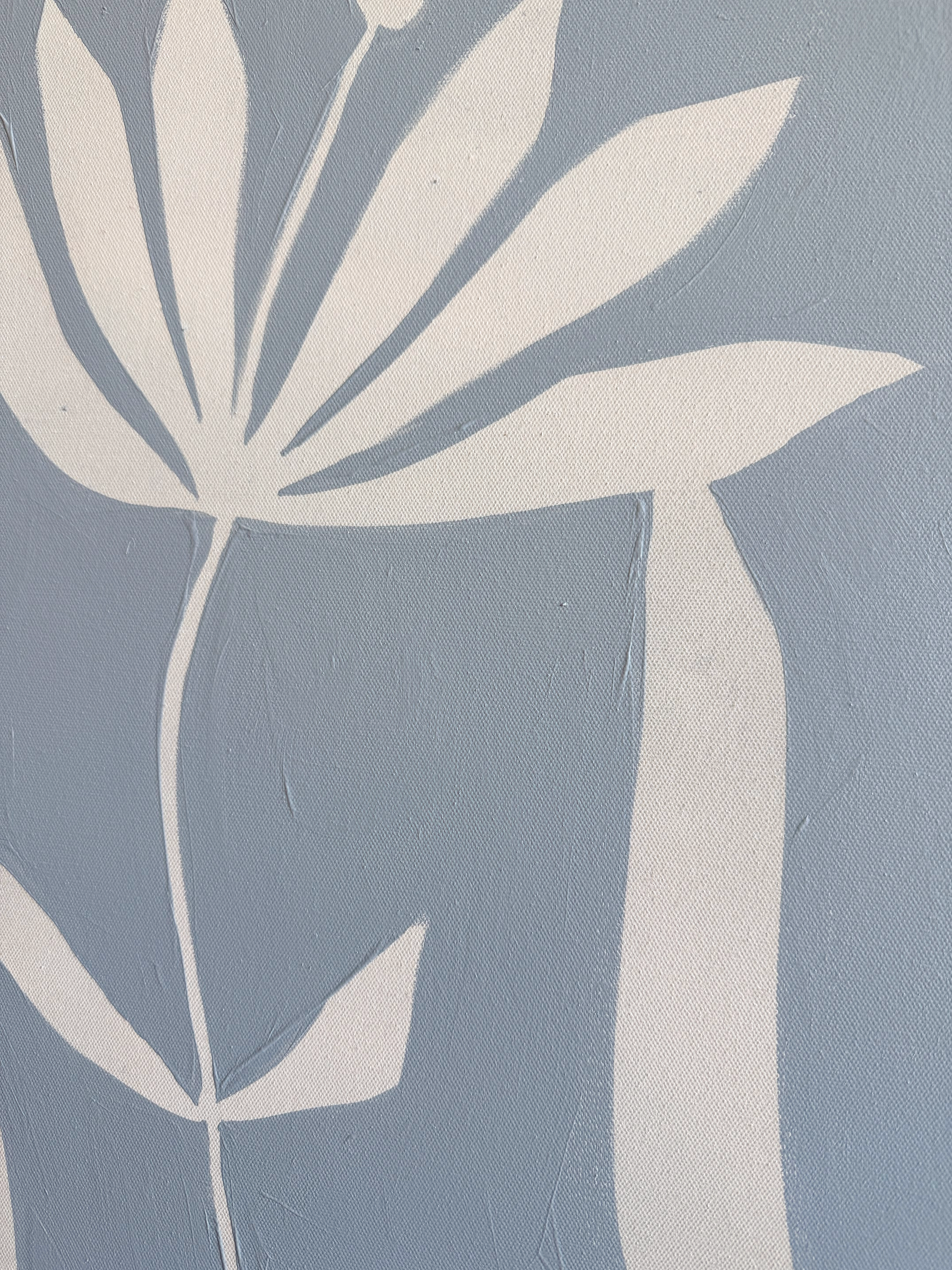 Floral Duet in Powder Blue