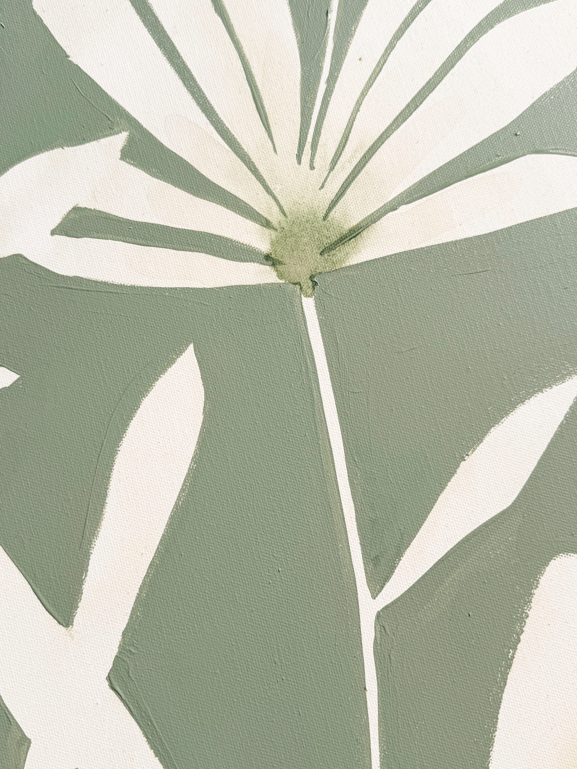 Floral in Dusty Sage No. 1