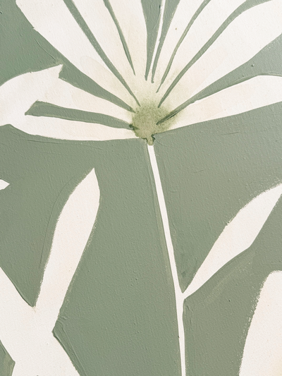 Floral in Dusty Sage No. 1